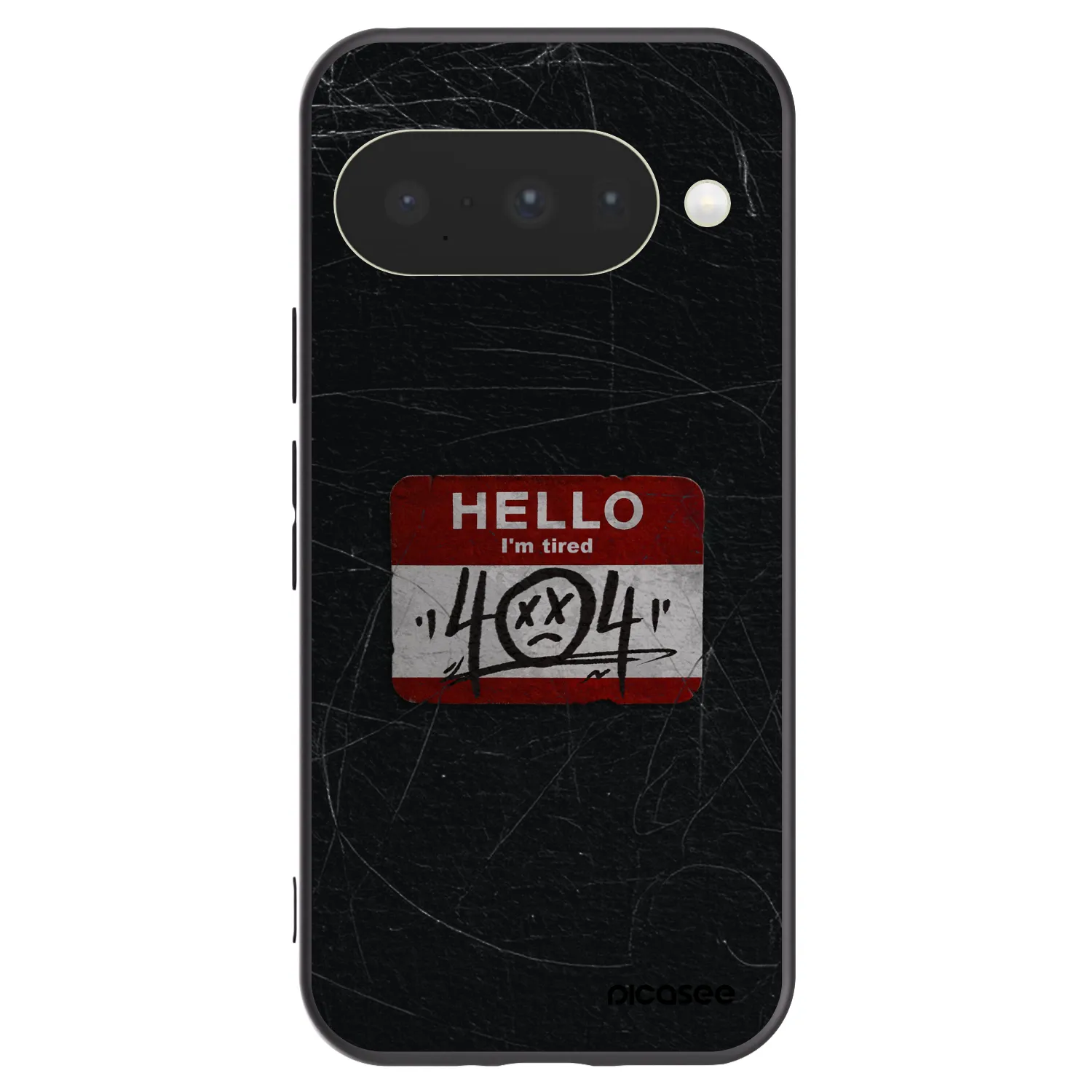 Picasee Μαύρη θήκη σιλικόνης για Google Pixel 10 - HELLO 404