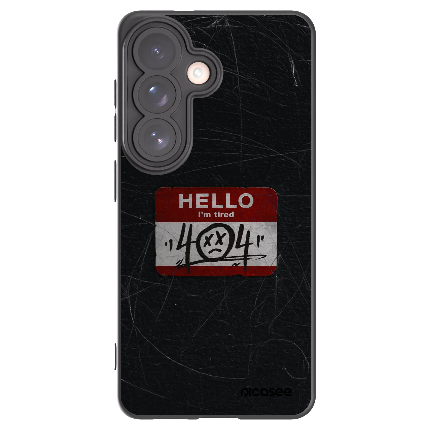 Picasee Μαύρη θήκη σιλικόνης για Samsung Galaxy S26 - HELLO 404