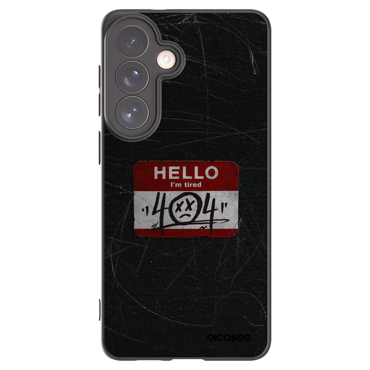 Picasee Μαύρη θήκη σιλικόνης για Samsung Galaxy S26+ - HELLO 404