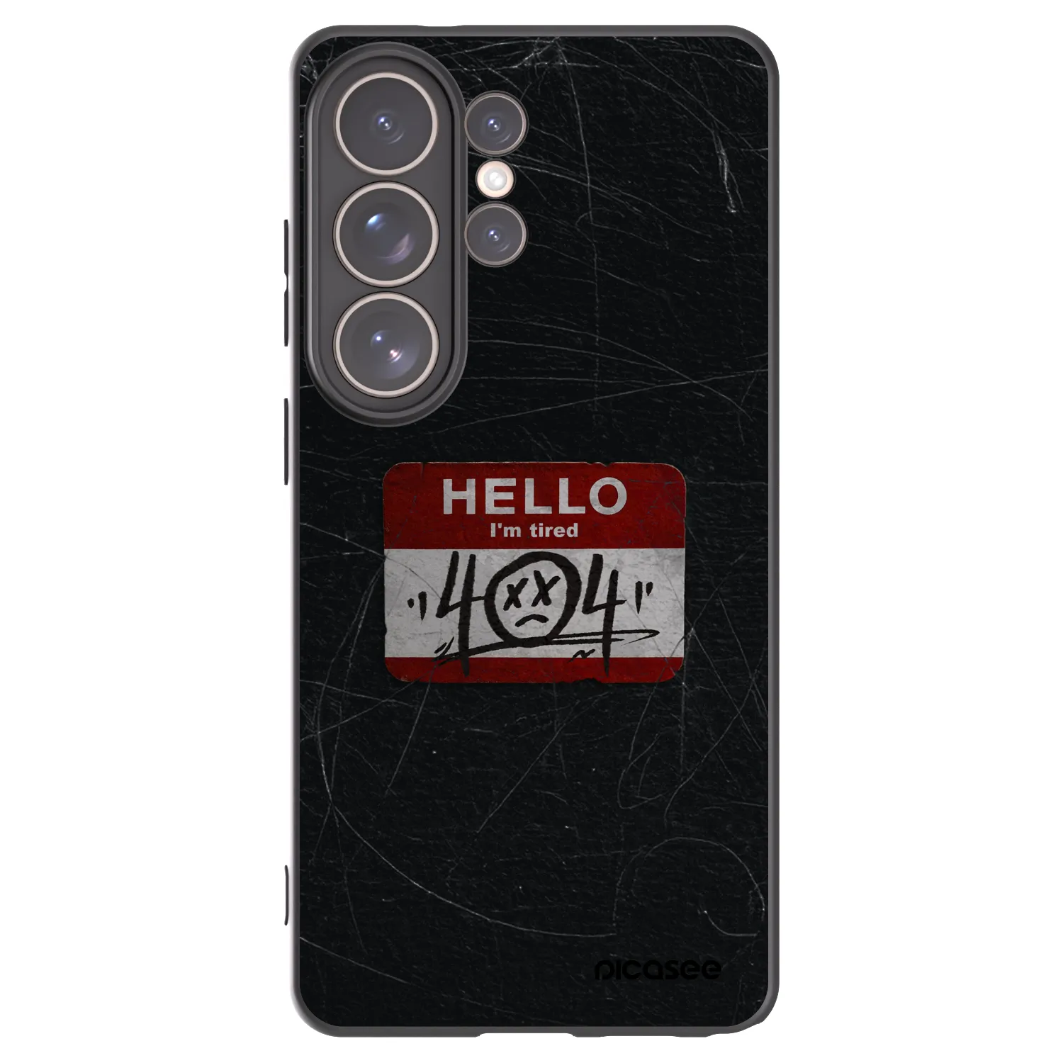Picasee Μαύρη θήκη σιλικόνης για Samsung Galaxy S26 Ultra - HELLO 404
