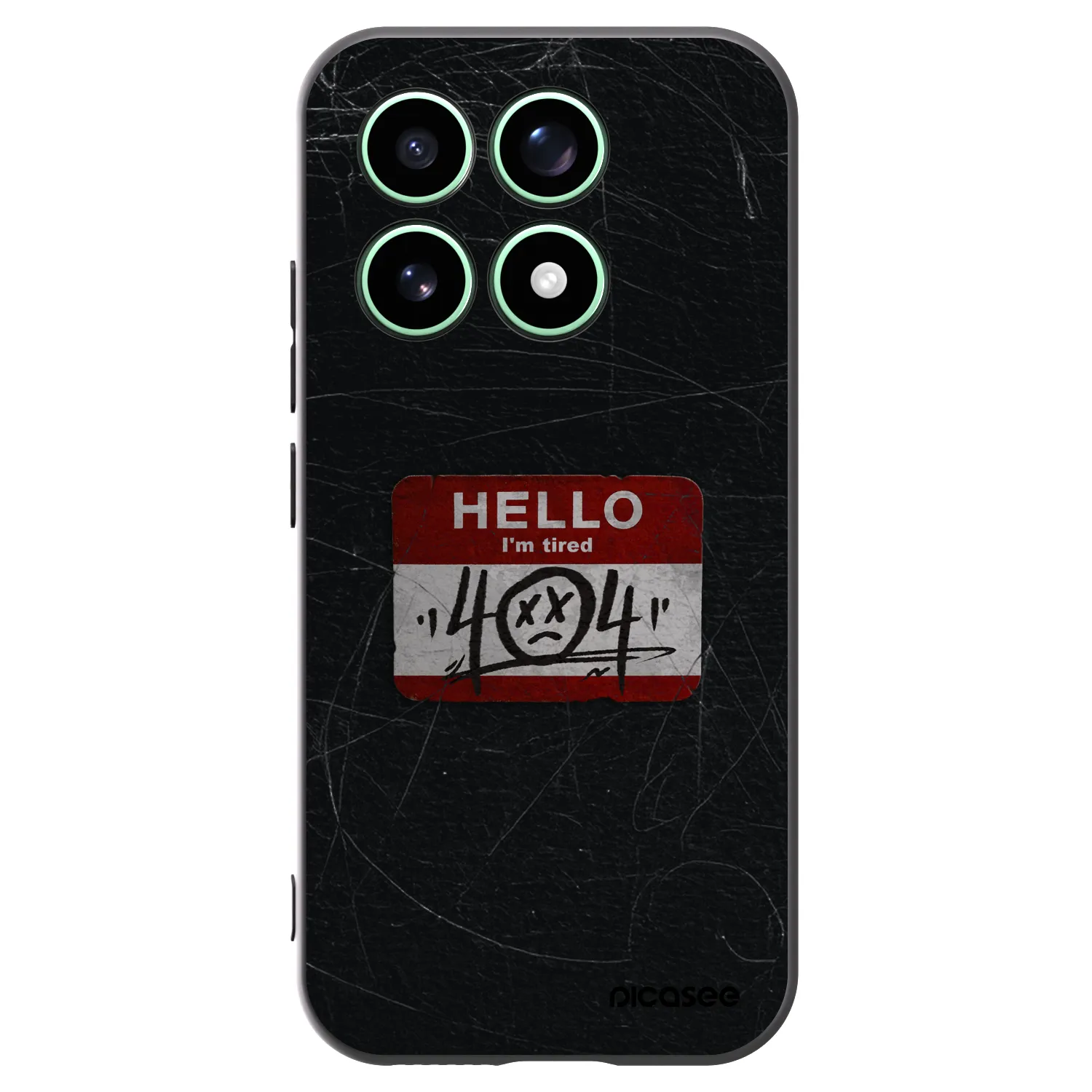 Picasee Μαύρη θήκη σιλικόνης για Xiaomi 17 - HELLO 404