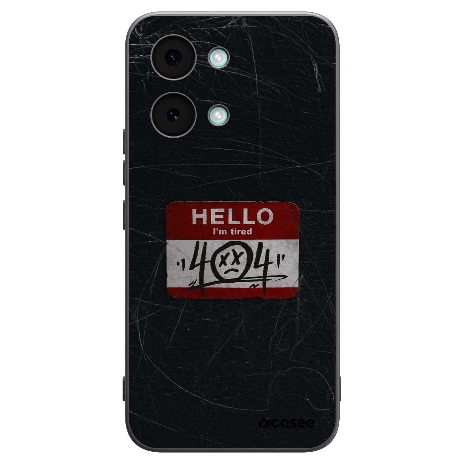 Picasee Μαύρη θήκη σιλικόνης για Xiaomi Poco X8 Pro Max - HELLO 404