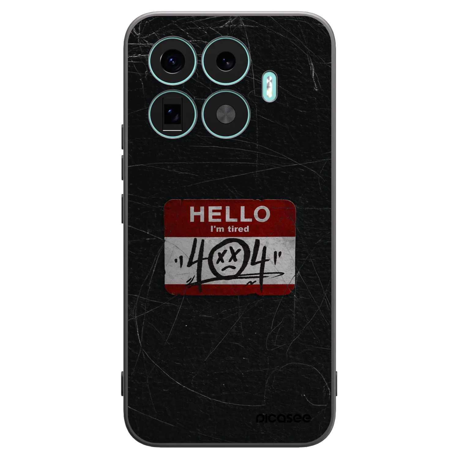Picasee Μαύρη θήκη σιλικόνης για Xiaomi 17T Pro - HELLO 404