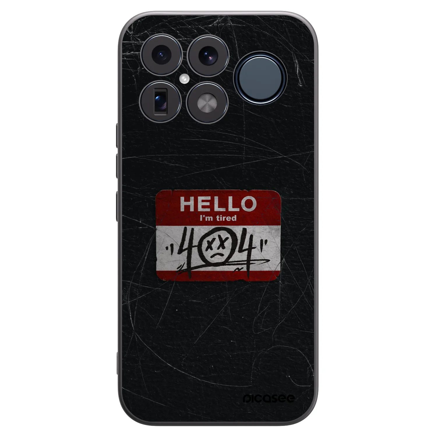 Picasee Μαύρη θήκη σιλικόνης για Xiaomi Poco F8 Ultra - HELLO 404