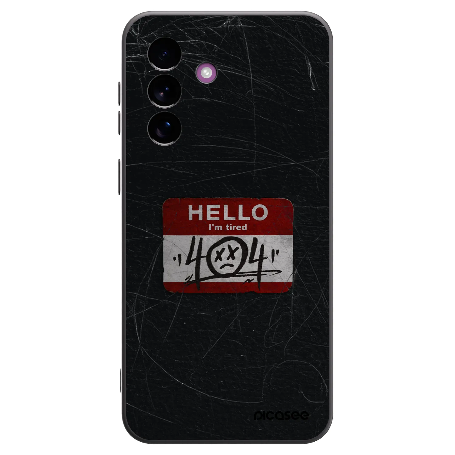 Picasee Μαύρη θήκη σιλικόνης για Samsung Galaxy A37 - HELLO 404