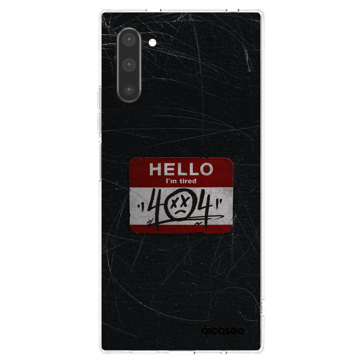 Picasee διαφανής θήκη σιλικόνης Samsung Galaxy Note 10 N970F - HELLO 404