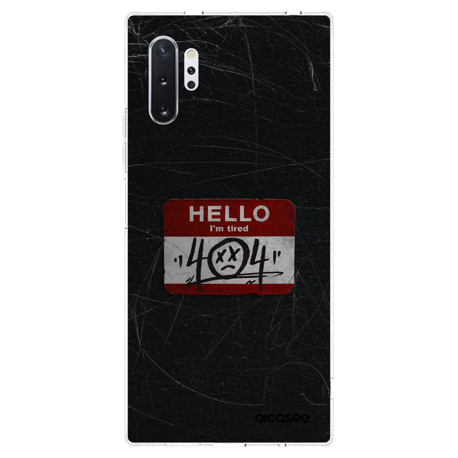 Picasee διαφανής θήκη σιλικόνης Samsung Galaxy Note 10+ N975F - HELLO 404