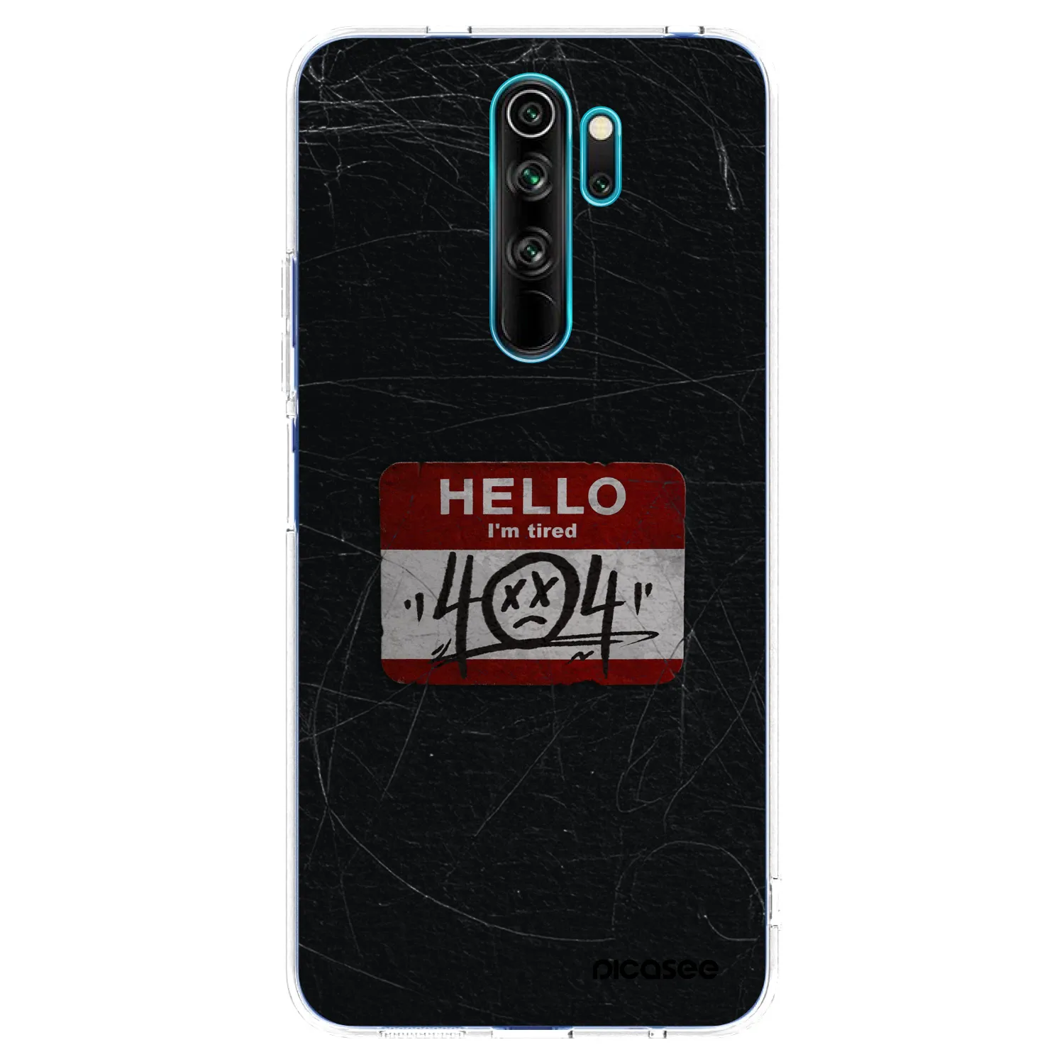 Picasee διαφανής θήκη σιλικόνης Xiaomi Redmi Note 8 Pro - HELLO 404