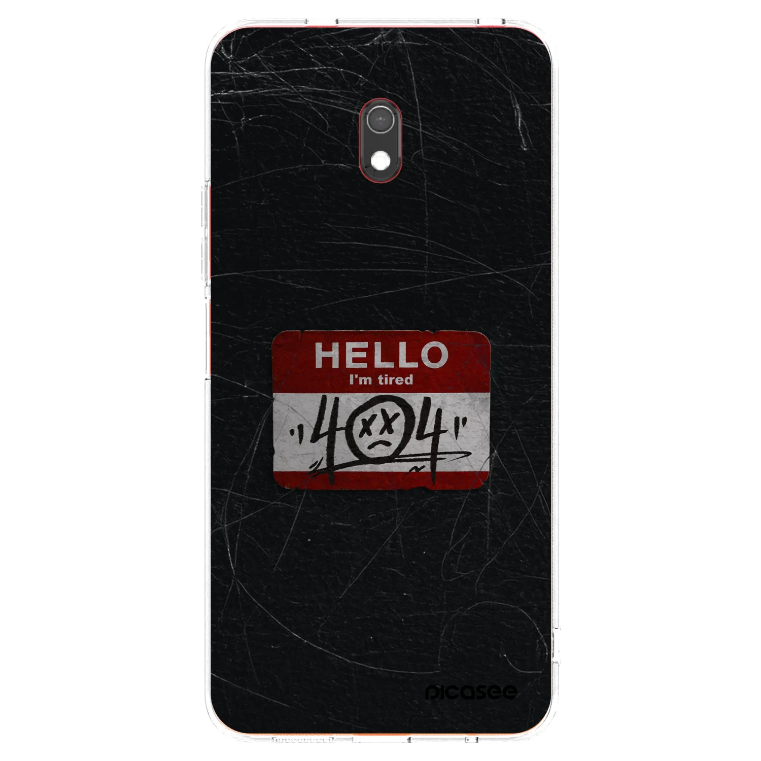 Picasee διαφανής θήκη σιλικόνης Xiaomi Redmi 8A - HELLO 404