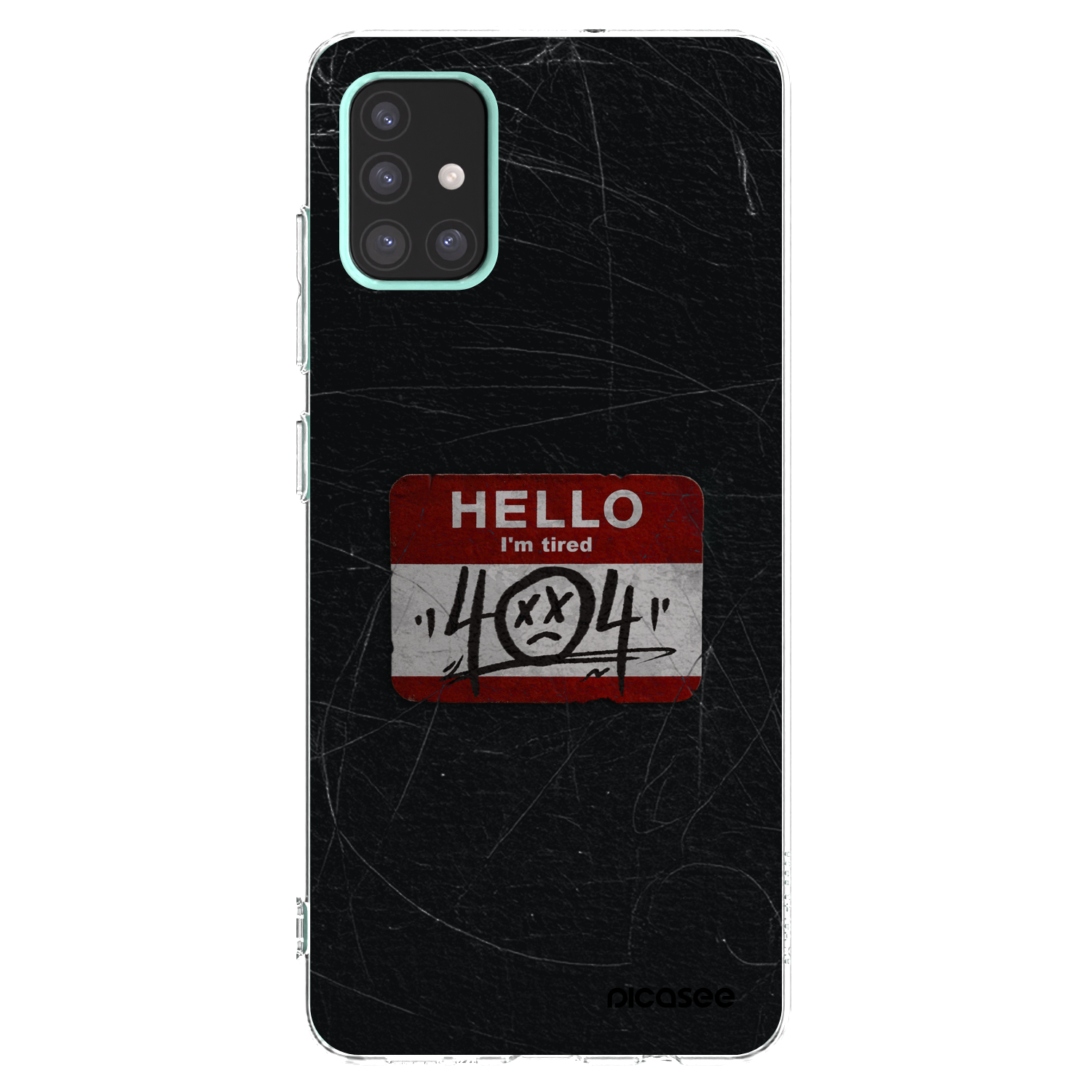 Picasee διαφανής θήκη σιλικόνης Samsung Galaxy A51 A515F - HELLO 404