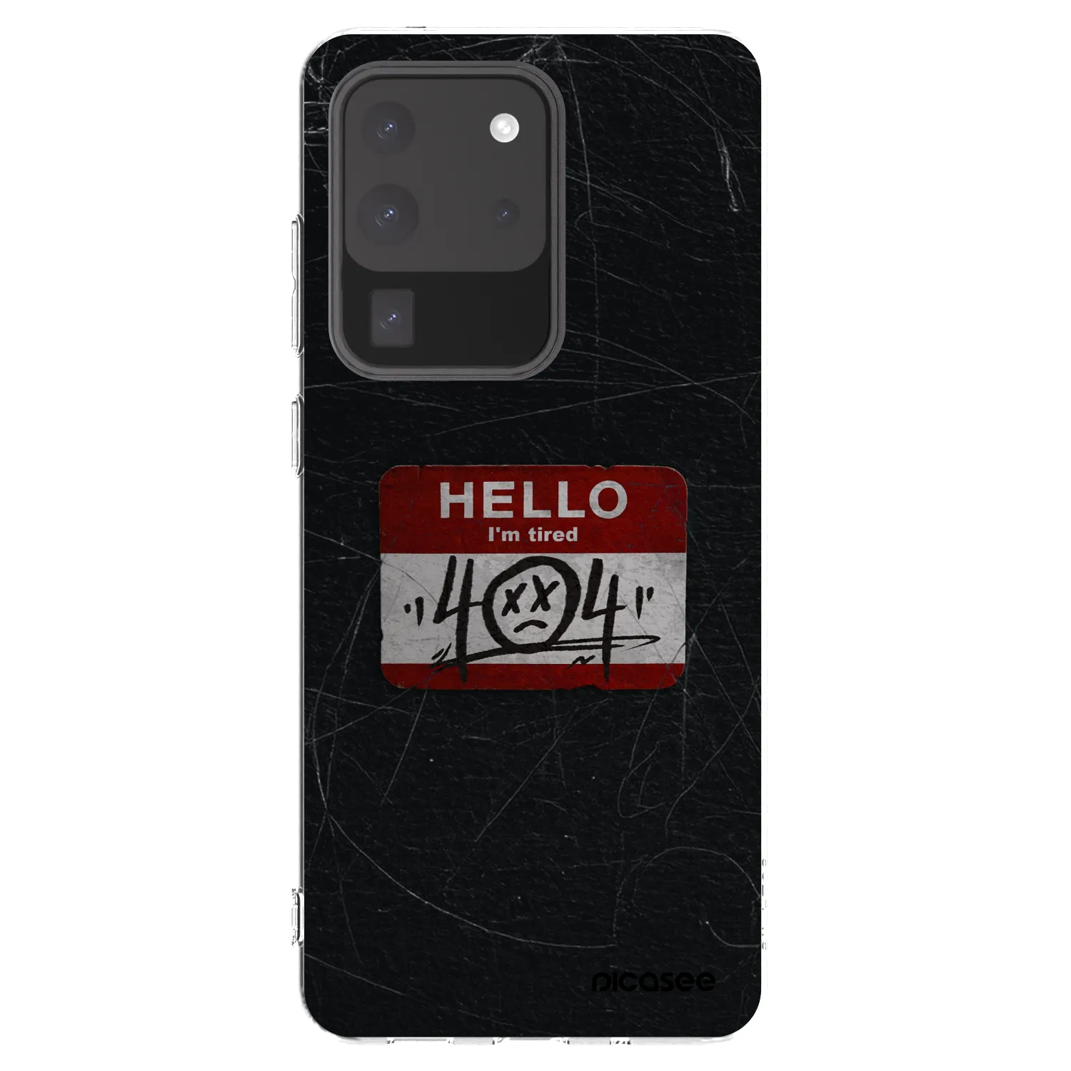 Picasee διαφανής θήκη σιλικόνης Samsung Galaxy S20 Ultra 5G G988F - HELLO 404
