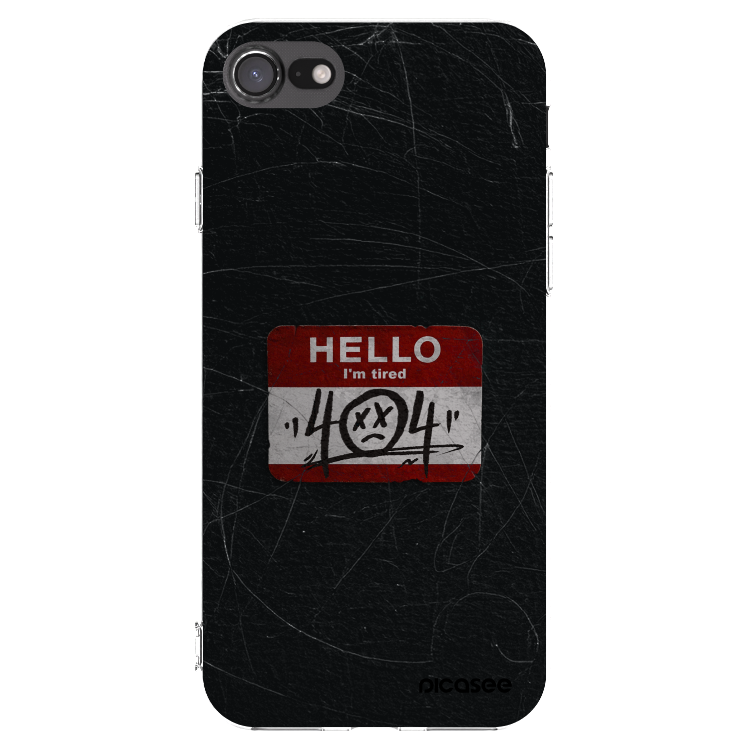 Picasee διαφανής θήκη σιλικόνης Apple iPhone SE 2020 - HELLO 404