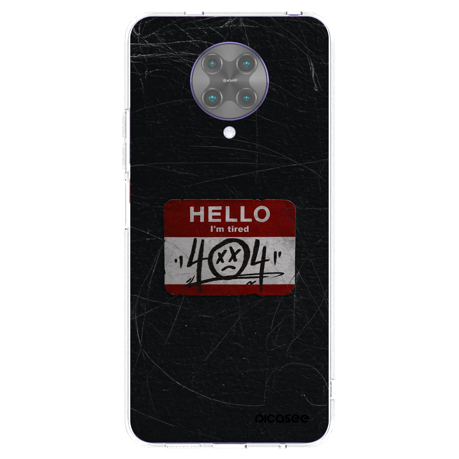 Picasee διαφανής θήκη σιλικόνης Xiaomi Poco F2 Pro - HELLO 404