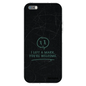 Picasee διαφανής θήκη σιλικόνης Apple iPhone 5/5S/SE - LEFT A MARK
