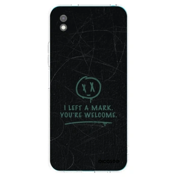 Picasee Μαύρη θήκη σιλικόνης για Xiaomi Redmi 9A - LEFT A MARK