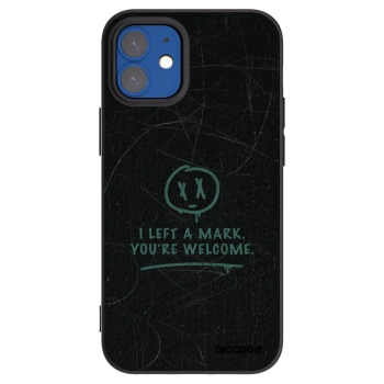 Picasee Μαύρη θήκη σιλικόνης για Apple iPhone 12 mini - LEFT A MARK