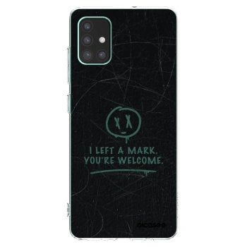 Picasee διαφανής θήκη σιλικόνης Samsung Galaxy M51 M515F - LEFT A MARK