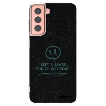 Picasee διαφανής θήκη σιλικόνης Samsung Galaxy S21 5G G991B - LEFT A MARK