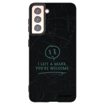 Picasee Μαύρη θήκη σιλικόνης για Samsung Galaxy S21 5G G991B - LEFT A MARK