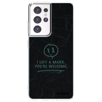Picasee διαφανής θήκη σιλικόνης Samsung Galaxy S21 Ultra 5G G998B - LEFT A MARK