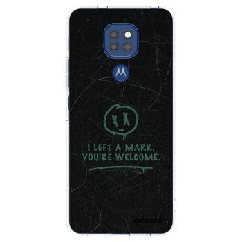 Picasee διαφανής θήκη σιλικόνης Motorola Moto G9 Play - LEFT A MARK