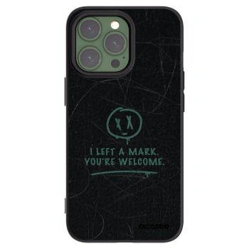 Picasee Μαύρη θήκη σιλικόνης για Apple iPhone 13 Pro - LEFT A MARK