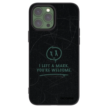 Picasee Μαύρη θήκη σιλικόνης για Apple iPhone 13 Pro Max - LEFT A MARK