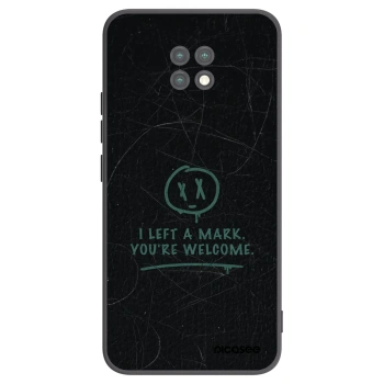Picasee Μαύρη θήκη σιλικόνης για Xiaomi Redmi Note 9T - LEFT A MARK