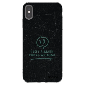 Picasee διαφανής θήκη σιλικόνης Apple iPhone XS Max - LEFT A MARK
