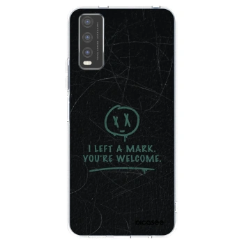 Picasee διαφανής θήκη σιλικόνης Vivo Y20s - LEFT A MARK