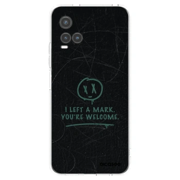 Picasee διαφανής θήκη σιλικόνης Vivo Y33s - LEFT A MARK