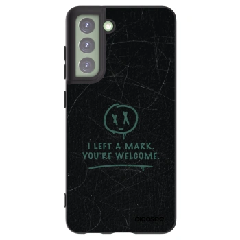 Picasee Μαύρη θήκη σιλικόνης για Samsung Galaxy S21 FE 5G - LEFT A MARK