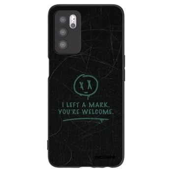 Picasee Μαύρη θήκη σιλικόνης για OPPO A16s - LEFT A MARK
