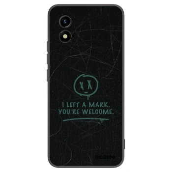 Picasee Μαύρη θήκη σιλικόνης για Vivo Y01 - LEFT A MARK