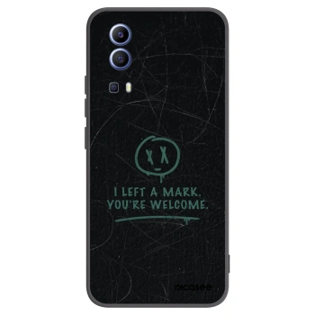 Picasee Μαύρη θήκη σιλικόνης για Vivo Y52 5G - LEFT A MARK