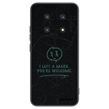 Picasee Μαύρη θήκη σιλικόνης για Honor Magic4 Lite 5G - LEFT A MARK