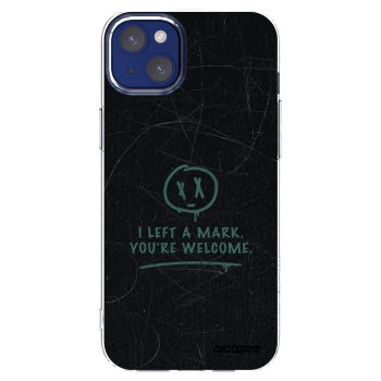 Picasee διαφανής θήκη σιλικόνης Apple iPhone 14 Plus - LEFT A MARK