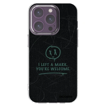 Picasee διαφανής θήκη σιλικόνης Apple iPhone 14 Pro - LEFT A MARK