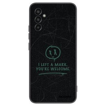 Picasee Μαύρη θήκη σιλικόνης για Samsung Galaxy M13 M135F - LEFT A MARK