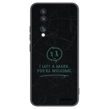 Picasee Μαύρη θήκη σιλικόνης για Honor 70 - LEFT A MARK