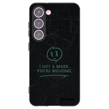 Picasee Μαύρη θήκη σιλικόνης για Samsung Galaxy S23 5G - LEFT A MARK