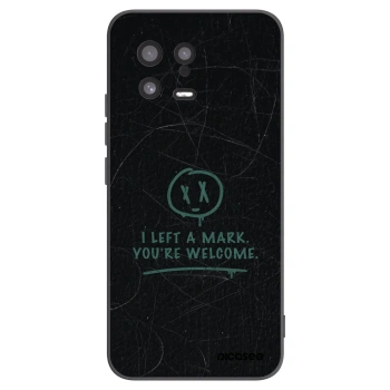 Picasee Μαύρη θήκη σιλικόνης για Xiaomi 13 - LEFT A MARK