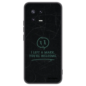 Picasee Μαύρη θήκη σιλικόνης για Xiaomi 13 Pro - LEFT A MARK