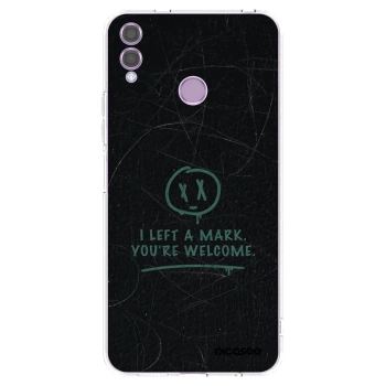 Picasee διαφανής θήκη σιλικόνης Honor 8X - LEFT A MARK