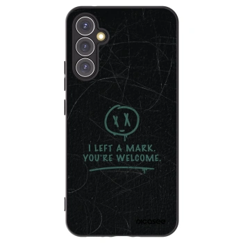 Picasee Μαύρη θήκη σιλικόνης για Samsung Galaxy A34 5G A346B - LEFT A MARK