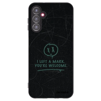Picasee Μαύρη θήκη σιλικόνης για Samsung Galaxy A14 5G A146P - LEFT A MARK