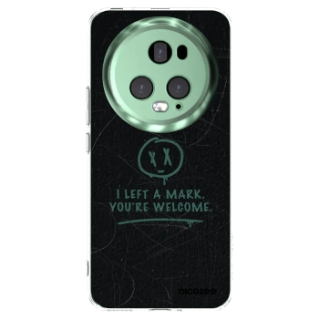 Picasee διαφανής θήκη σιλικόνης Honor Magic5 Pro - LEFT A MARK