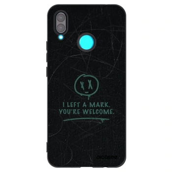 Picasee Μαύρη θήκη σιλικόνης για Huawei Nova 3 - LEFT A MARK