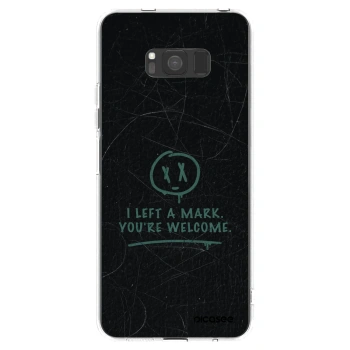 Picasee διαφανής θήκη σιλικόνης Samsung Galaxy S8 G950F - LEFT A MARK