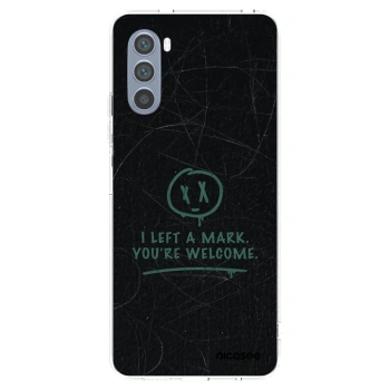 Picasee διαφανής θήκη σιλικόνης Motorola Moto G62 - LEFT A MARK
